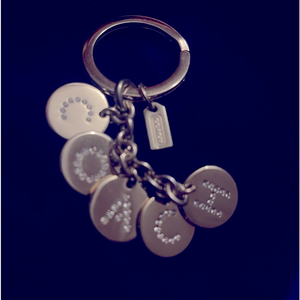 Coach gold tone charm keychain - Picture 2 of 6